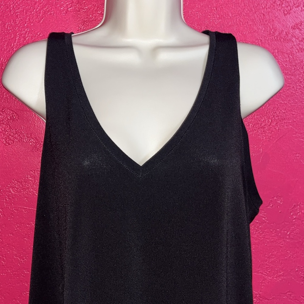 Express black knit tank. Sz large - Picture 4 of 11